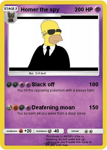 Pokemon Homer the spy