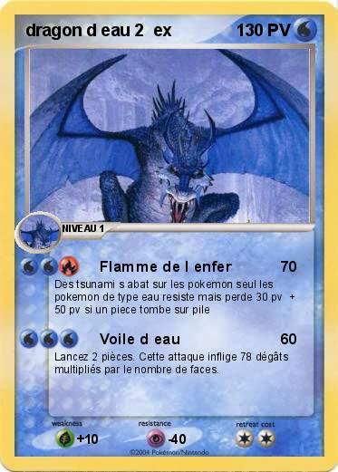 Pokemon dragon d eau 2  ex 