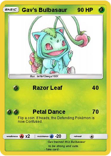 Pokemon Gav’s Bulbasaur