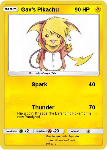 Pokemon Gav’s Pikachu