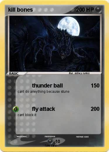 Pokemon kill bones