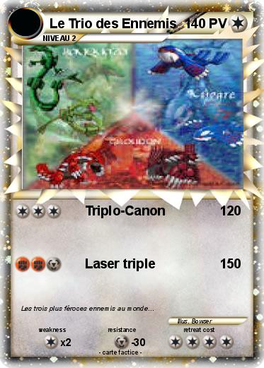 Pokemon Le Trio des Ennemis