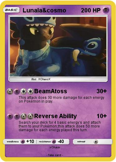 Pokemon Lunala&cosmo