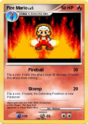Pokemon Fire Mario
