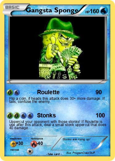 Pokemon Gangsta Sponge