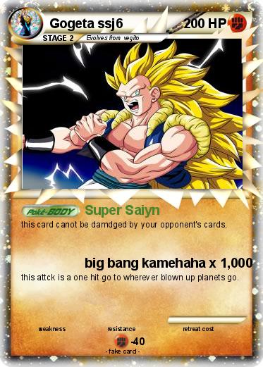 Pokemon Gogeta ssj6