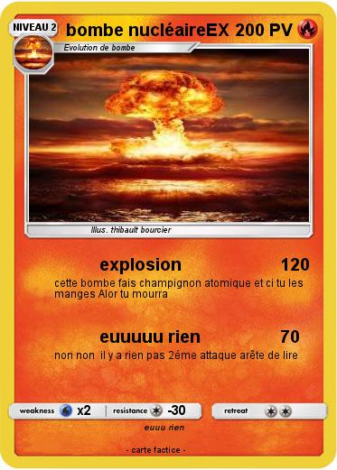 Pokemon bombe nucléaireEX
