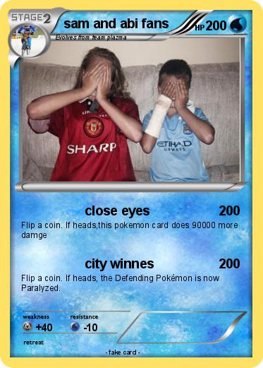 Pokemon sam and abi fans