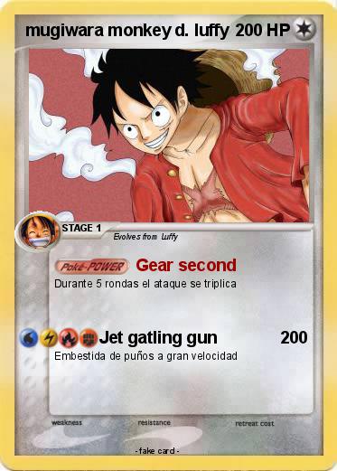 Pokemon mugiwara monkey d. luffy