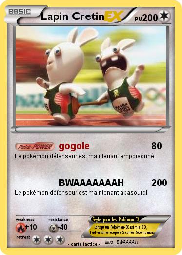 Pokemon Lapin Cretin