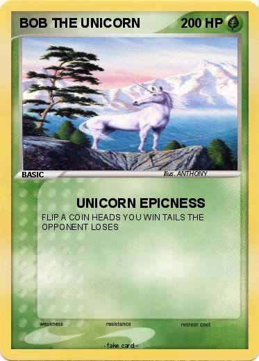 Pokemon BOB THE UNICORN