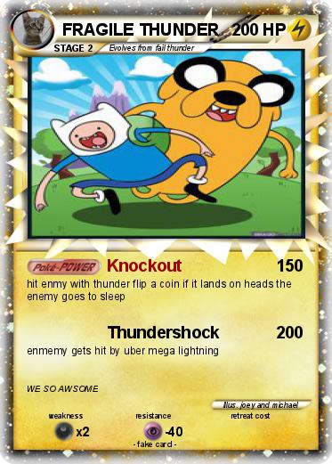 Pokemon FRAGILE THUNDER