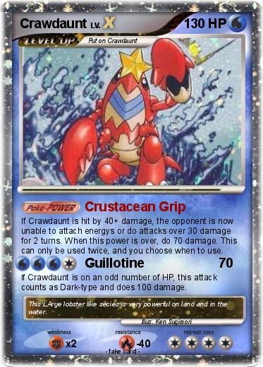 Pokemon Crawdaunt