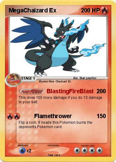 Pokemon MegaChaizard Ex