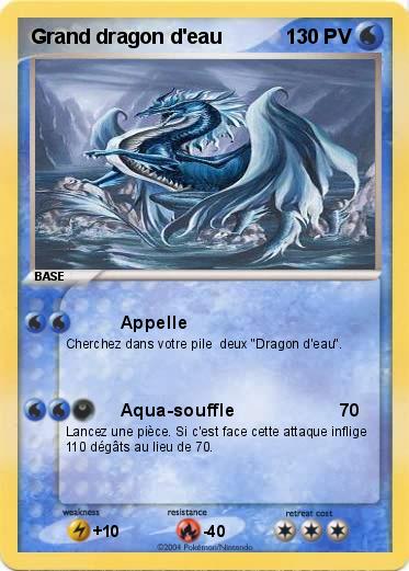 Pokemon Grand dragon d'eau   