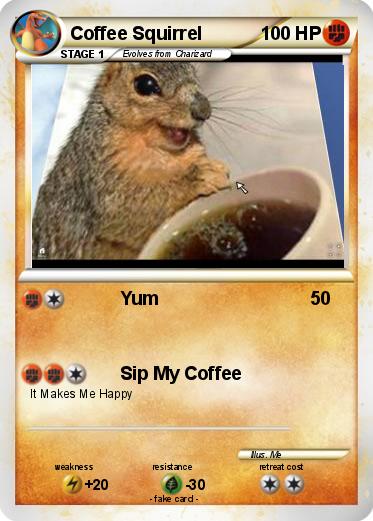 Pokemon Coffee Squirrel
