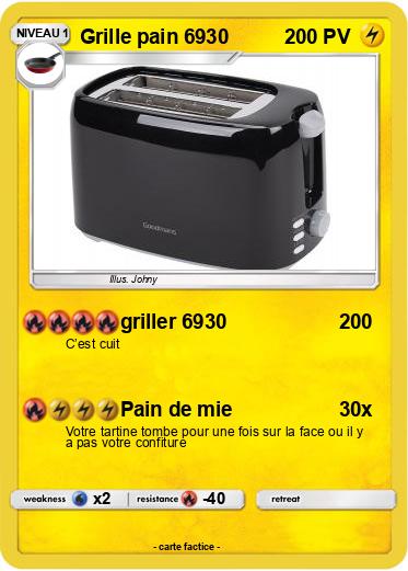 Pokemon Grille pain 6930