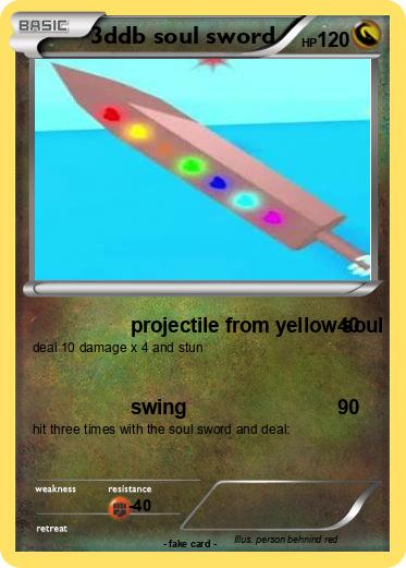 Pokemon 3ddb soul sword