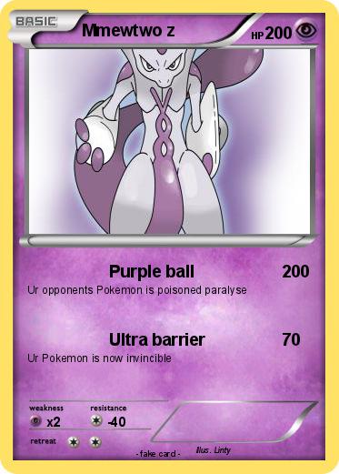 Pokemon Mmewtwo z