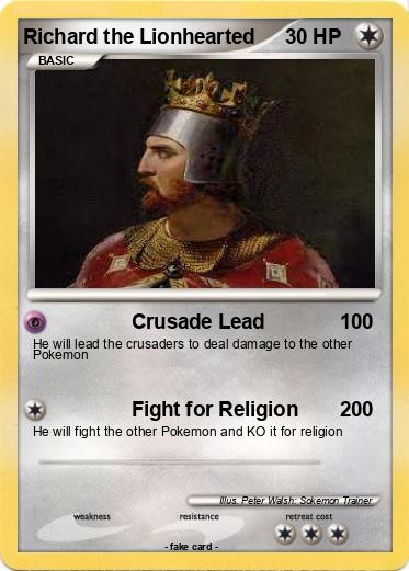 Pokemon Richard the Lionhearted
