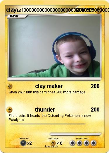 Pokemon clay