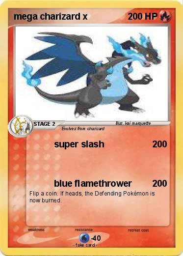 Pokemon mega charizard x