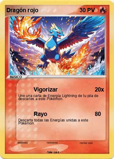 Pokemon Dragón rojo