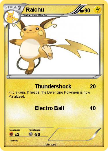 Pokemon Raichu