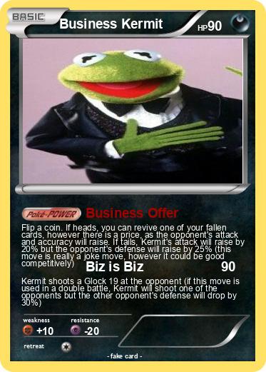 Pokemon Business Kermit