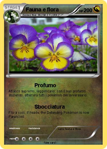 Pokemon Fauna e flora