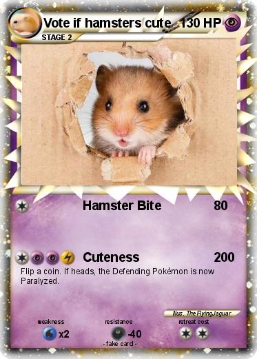 Pokemon Vote if hamsters cute