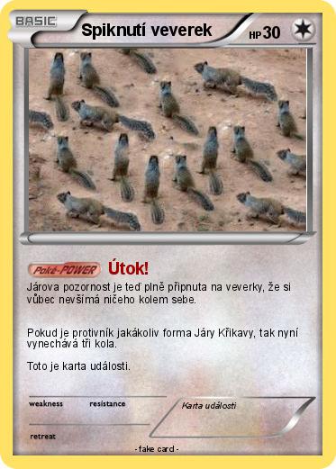 Pokemon Spiknutí veverek