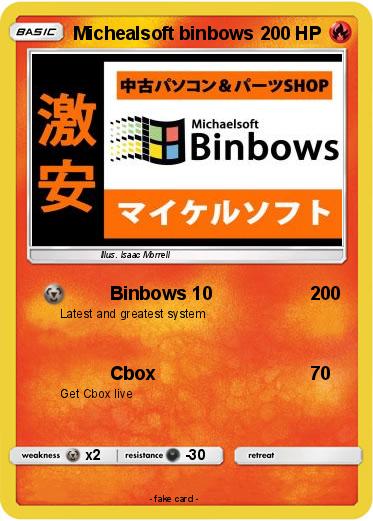 Pokemon Michealsoft binbows