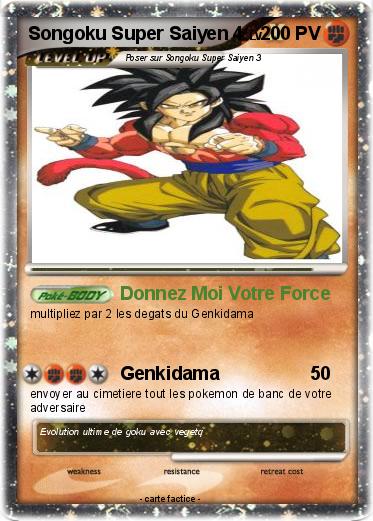 Pokemon Songoku Super Saiyen 4