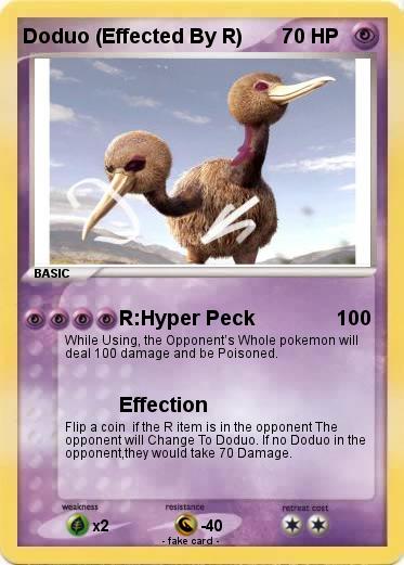 Pokemon Doduo (Effected By R)