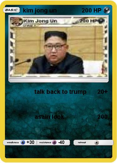 Pokemon kim jong un