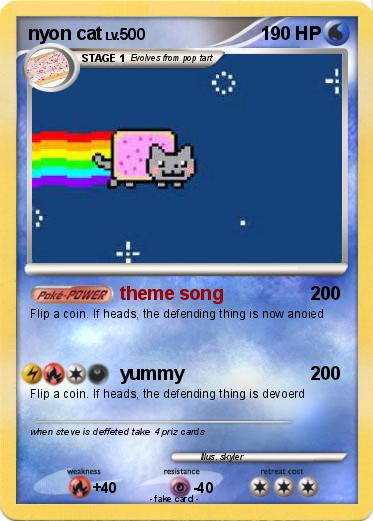 Pokemon nyon cat