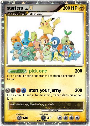 Pokemon starters