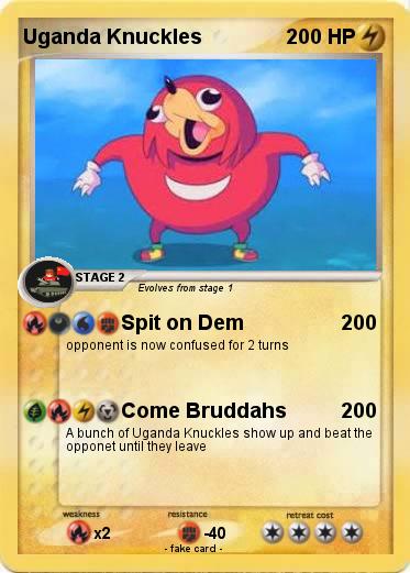 Pokemon Uganda Knuckles