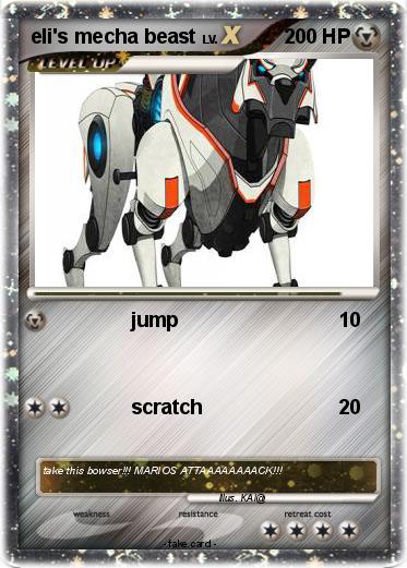 Pokemon eli's mecha beast