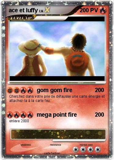 Pokemon ace et luffy