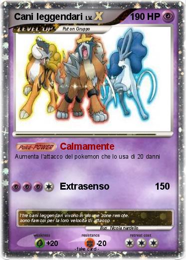 Pokemon Cani leggendari