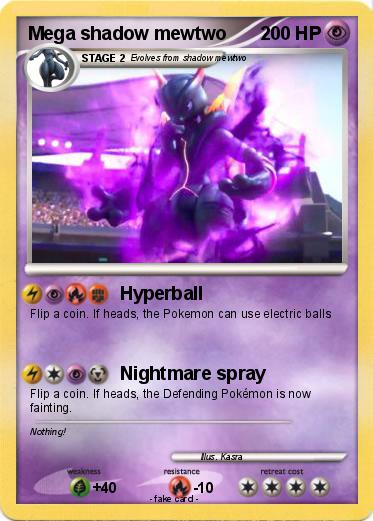 Pokemon Mega shadow mewtwo