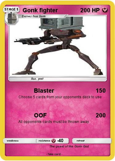 Pokemon Gonk fighter