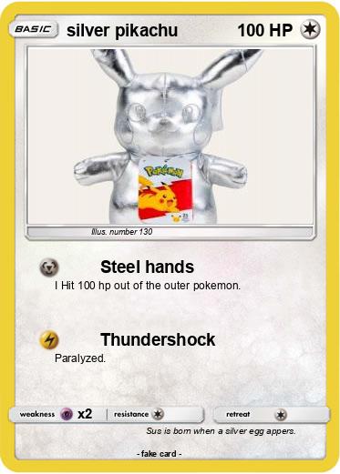 Pokemon silver pikachu