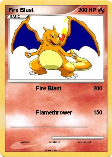 Pokemon Fire Blast
