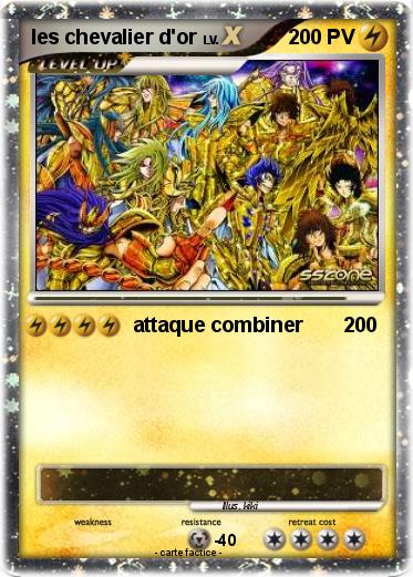 Pokemon les chevalier d'or
