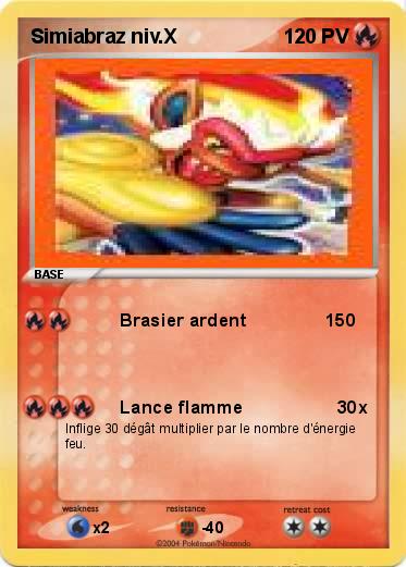 Pokemon Simiabraz niv.X