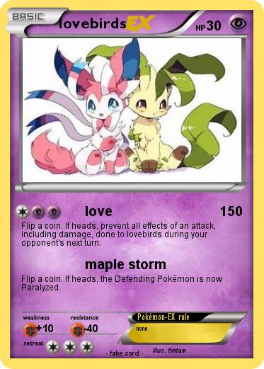Pokemon lovebirds