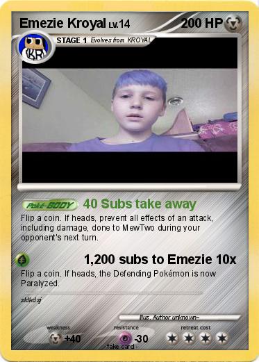 Pokemon Emezie Kroyal